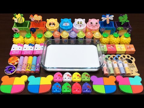 Mixing Makeup and Clay into Slime ASMR! Satisfying Slime Videos #460