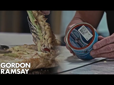 Gordon Served Cauliflower Steak & TINNED CRAB From China Hotel Hell