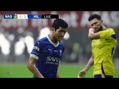 🔴[مباشر] النصر مقابل الهلال | الدوري السعودي  24/25 | PES 21 Simulation Gameplay