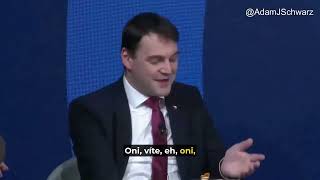 Petr Macinka dostal lekci v Mnichově! 😮 Sikorski mu vysvětlil, jak funguje demokracie v EU