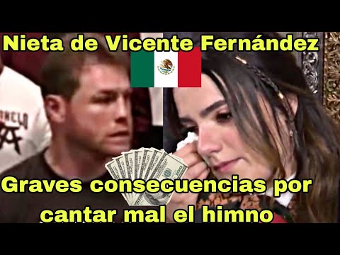 CÁRCEL🤔 Revelan lo que podría pasarle a Camila Fernández por equivocarse en el himno mexicano