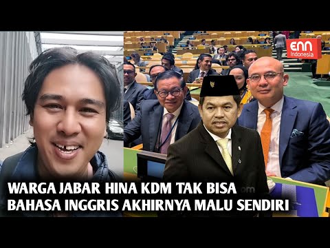 JAWABAN KEREN KDM SAAT DIHINA TAK BISA BAHASA INGGRIS OLEH KANG TELOR MEROKET
