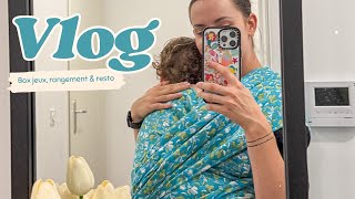 Rangement, box de jeux & resto | VLOG