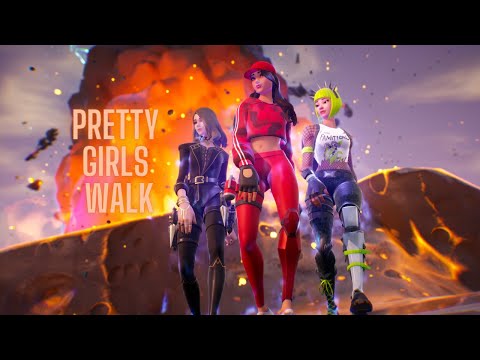 Pretty Girls Walk Music Video #fortnite #shorts