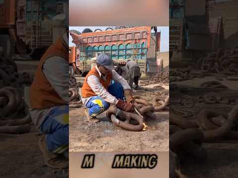 Truck Axles Manufacuring From Ship Anchor Chains #ytshorts
