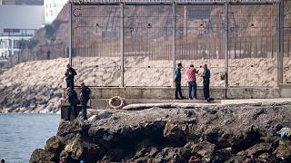 YouTube video thumbnail: Spain Mobilises Troops as Thousands Swim Across Border From Morocco
