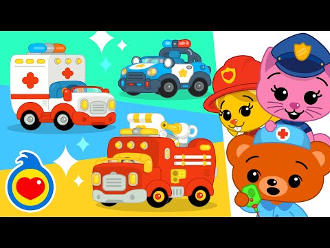 We Are the Rescue Team! ⛑️🚨 Vehicles Songs & Nursery Rhymes | Plim Plim - The Kindness Hero