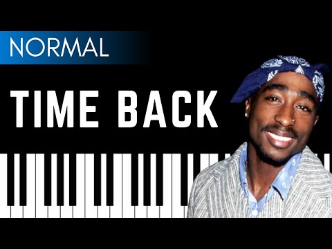 Tupac & Badstyle - Time Back | Visualizer Piano Tutorial