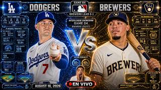 DODGERS VS BREWERS ⚾ ¡JUEGO TERMINADO! ANÁLISIS Y REACCIONES DEL FINAL