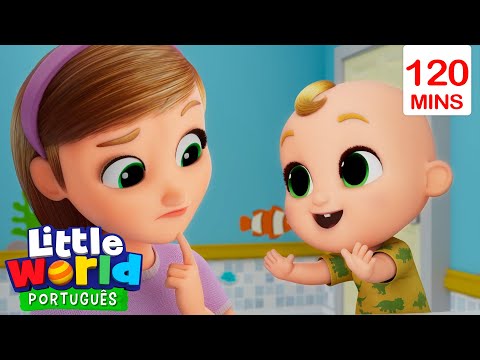 Lavar as mãos com sabão é legal e muito importante | Nina e Nico - Little World Português