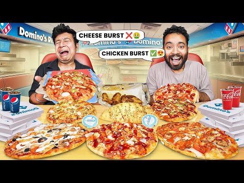 We Finally Tried DOMINOS Newly Launched CHICKEN BURST SEGEMNT and??🤮😨