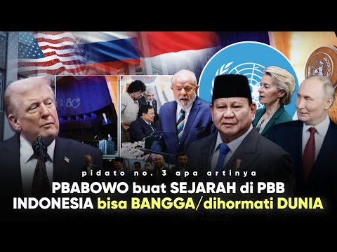 Breaking History: Prabowo Urutan ke-3 di PBB, Indonesia makin dihormati DUNIA, PIDATO BERSEJARAH! 