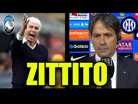 INZAGHI ZITTISCE GASPERINI IN TV! POST INTER ATALANTA 2-0