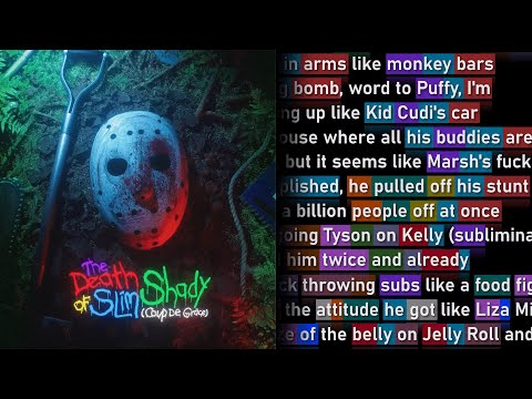 Eminem - Bad One (Rhyme Scheme)