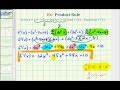 Understanding the Product Rule in Differentiation