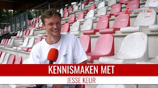 Screenshot van video Kennismaken met Jesse Keur | Nieuw bij Excelsior'31
