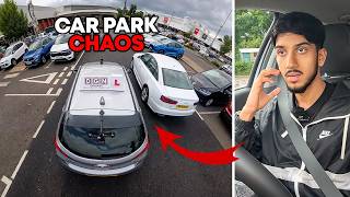 Nervous Learner Battles BUSY Saturday Car Park