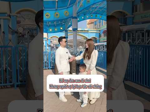 Bố mẹ đưa con đi chơi, nhưng công viên lại đóng cửa