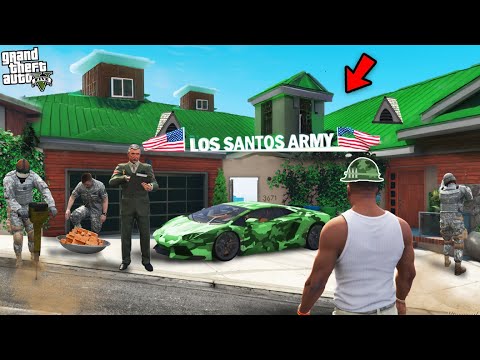 Franklin & Military Upgrading Franklin's House To Military Base In GTA 5!