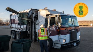 Burrtec Waste Industries | WhiteGMC WX64 Amrep Octo on a Desert Route!