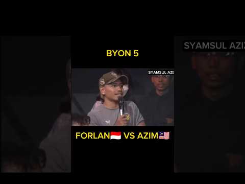 Forlan Rivaldo🇮🇩 vs King Azim🇲🇾 | Byon Combat Vol 5 #boxing #byoncombat #shorts #reels #fyp
