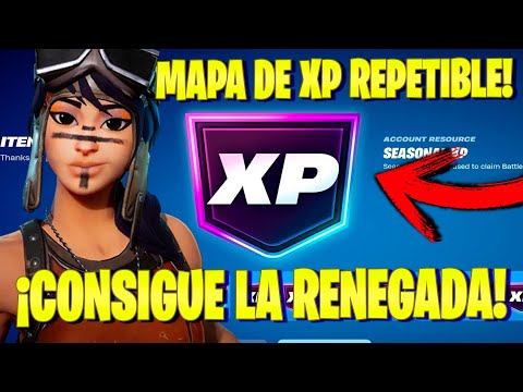 CORRE! MAPA DE XP PARA CONSEGUIR RAPIDO A LA RENEGADA FORTNITE - COMO SUBIR RAPIDO DE NIVEL FORTNITE