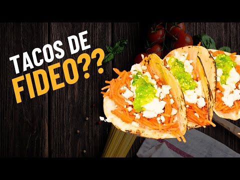 TACOS DE FIDEO SECO al Estilo Noreste - COCINA REGIONAL