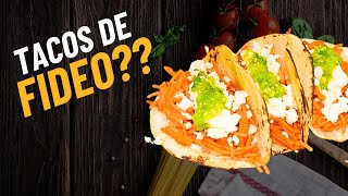 TACOS DE FIDEO SECO al Estilo Noreste - COCINA REGIONAL
