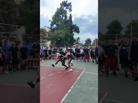 1v1’s Vs a Greek Boxer 🥊 Doesn’t Usually End Well 😂 #streetball #basketball