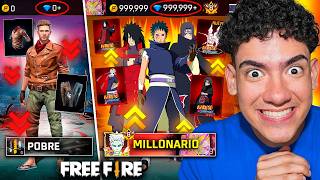 LE REGALE 50 MIL DIAMANTES A UN SUSCRIPTOR Y LE COMPRE TODO EL CAPITULO 2 DE NARUTO en FREE FIRE !!