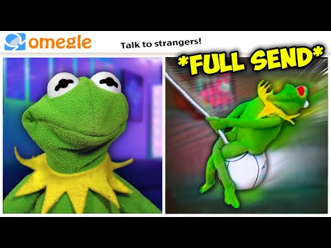 Kermit the Frog Meets CRASHOUT Kermit on Omegle!