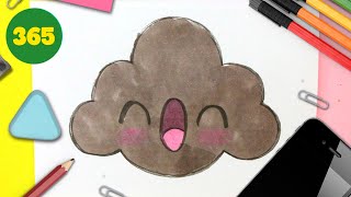 Essaye ce dessin facile de nuage et épate tes amis !