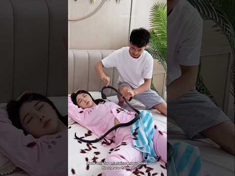 She Woke Up to Cockroaches, a Fake Snake… and My Color Trap Prank!