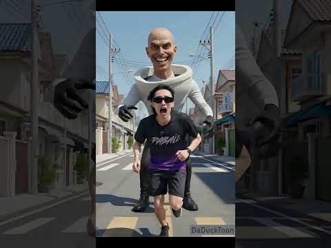 ป๋าบอลวิ่งหนีหัวชักโครก Skibidi Toilet #บ่าวอาม #ป๋าบอล