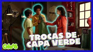 TODAS AS TROCAS DA CAPA VERDE🕵️‍♂️ D.P.A I Mundo Gloob