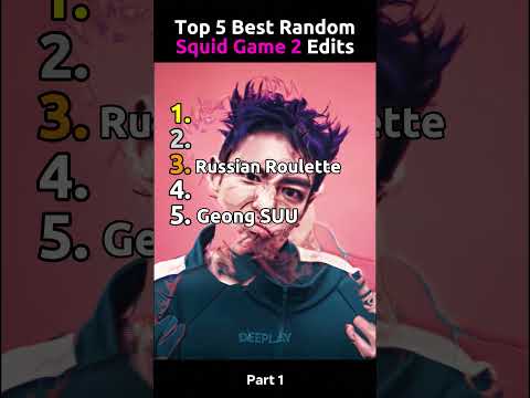 Top 5 Best Squid Game 2 Edits #squidgame2 #top5 #edit