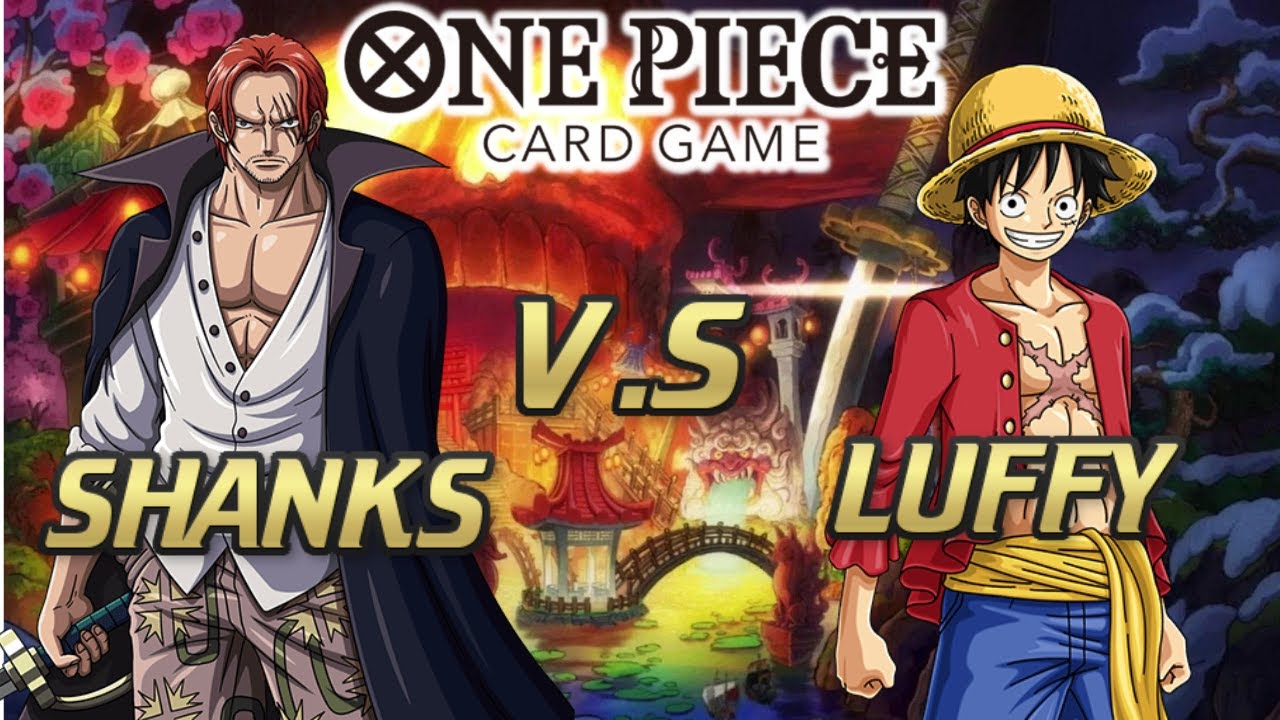 SHANKS VS LUFFY (ONE PIECE CARD GAME BATTLE!)