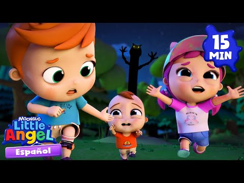 Los monstruos vienen mientras acampamos | Canciones Infantiles 🎵 | Little Angel y sus amigos