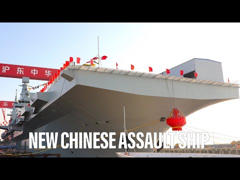 An amphibious assault ship that also launches jets? China now has one