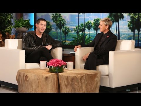 Watch Nick Jonas Get Fidgety When Ellen DeGeneres Grills Him About His Rumored Romance With Kate Hudson!
