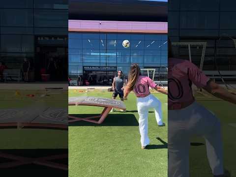 Natalia Guitler faces Inter Miami players in training 👀🔥