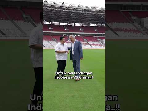 Ketua PSSI Erick Thohir cek rumput GBK bersama FIFA ๐ฅ๐ฅ๐ฅ #erickthohir #gbkterbaru #timnasindo