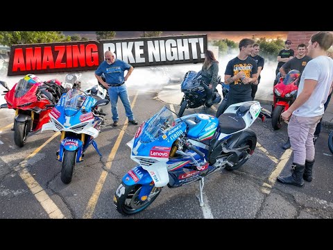 RACING My Ducati Panigale V4 Tricolore Italia to A BIKE MEET!