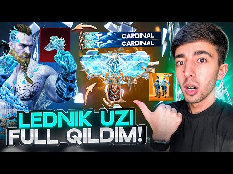 🥶1,400 UC LEDNIK UZI va QO'LQOP FULL QILDIM 😱 MANA BU OMAD!!!