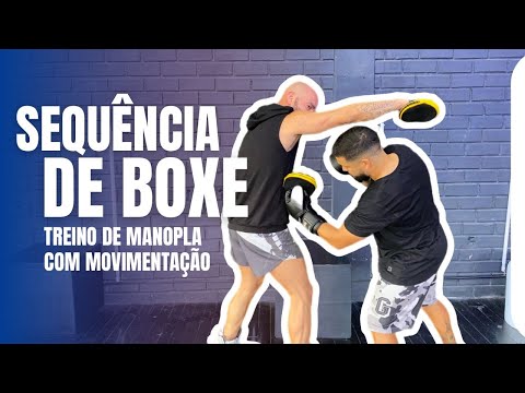 Sequencia de boxe aplicando movimentação - Footworks