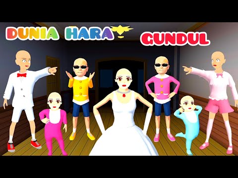Kak Sakura Botak 😱 Rambut Tumbuh Landak Kayak Cowok | Yuta Mandi Lumpur Parkour
