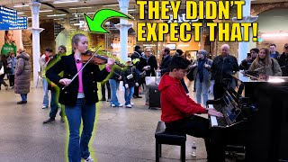 They Didn't Expect Her To Join With Her Violin - I Have Nothing | Cole Lam