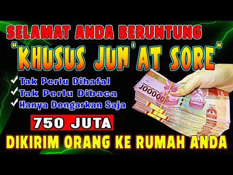 TERKHUSUS SORE MUSTAJAB❗Doa Mustajab Jum'at Sore, InsyaAllah Rezekimu Mengalir Deras Tak Terduga