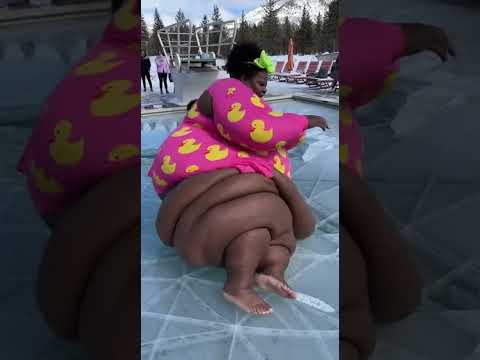 The ice pool turned out to be too solid