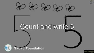 Count and write 5